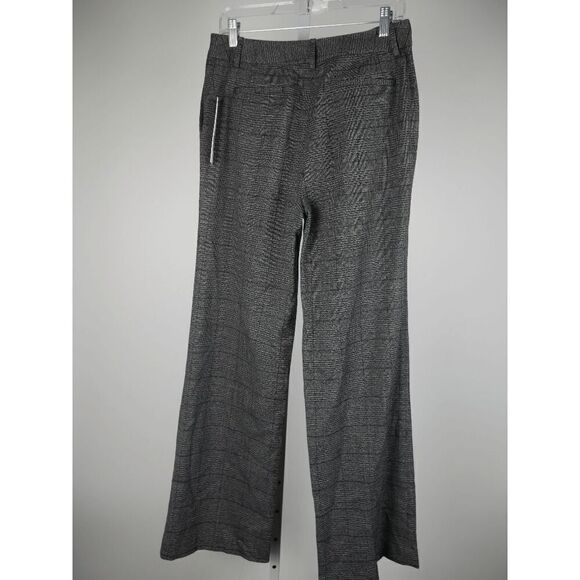 NWT Calvin Klein Women's Petite Menswear Wide-Leg Pants Charcoal 6 - Picture 3 of 10